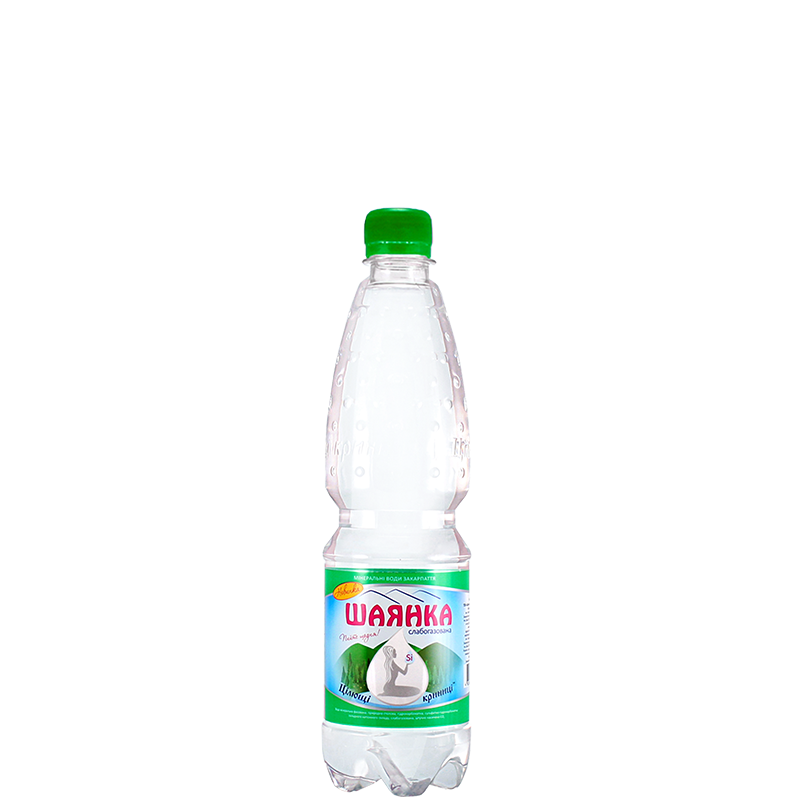 Вода мінеральна ШАЯНКА, слабогазована, 0,5л